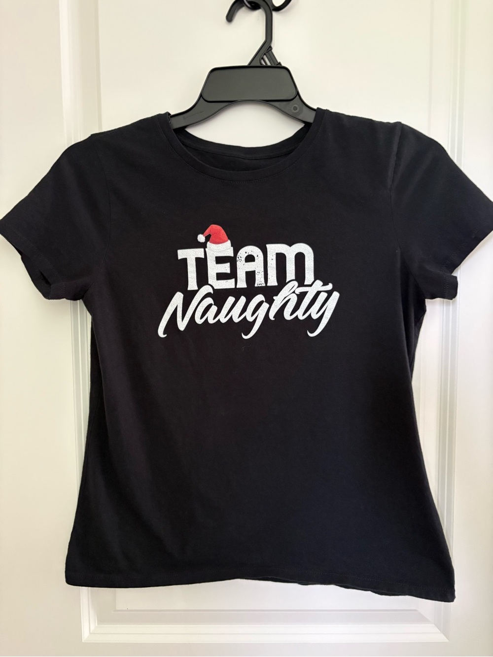 Women’s Team Naughty Graphic Tee - Black Size-MED